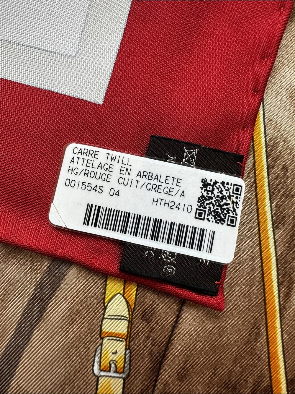 Hermes Attelage en Arbalete forever scarf 90